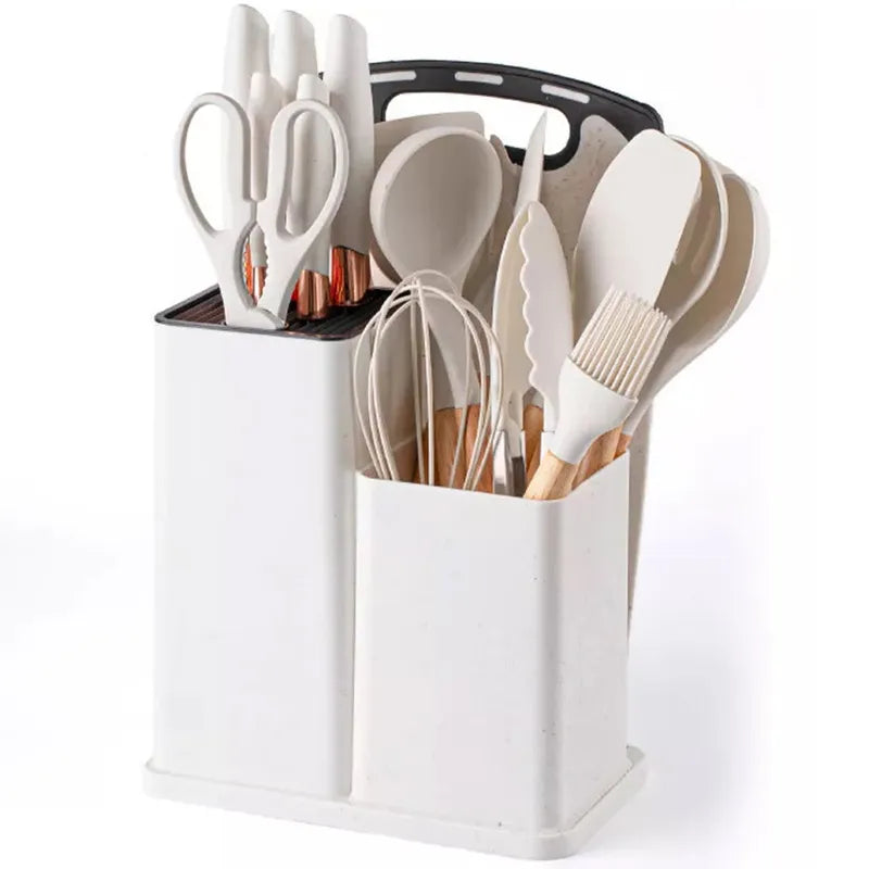 Set de 19 Piezas de Utensilios para la Cocina en Silicona