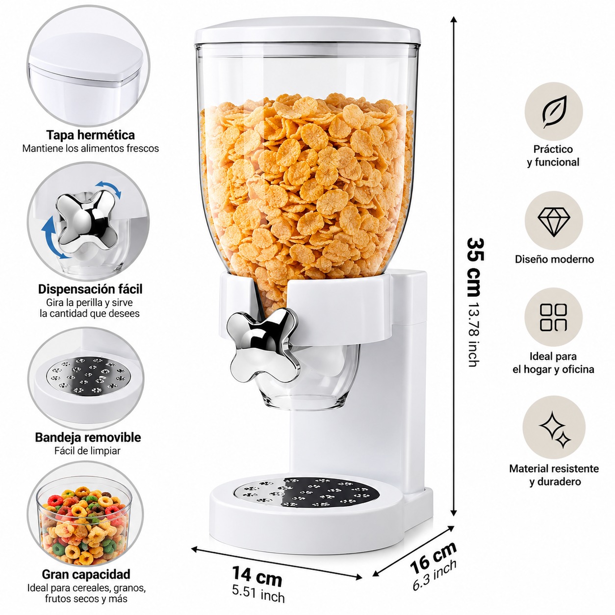 Dispensador de Cereales x1