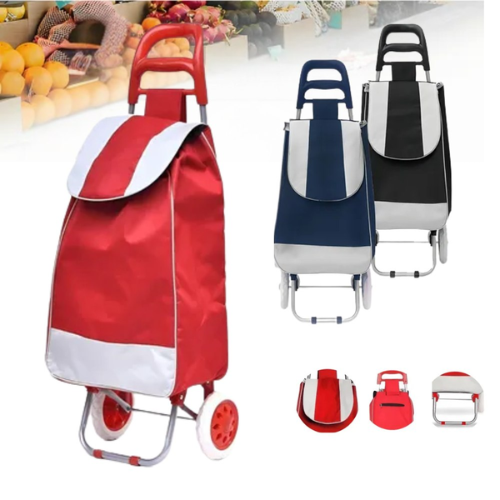 Carrito de Compras Plegable con Ruedas