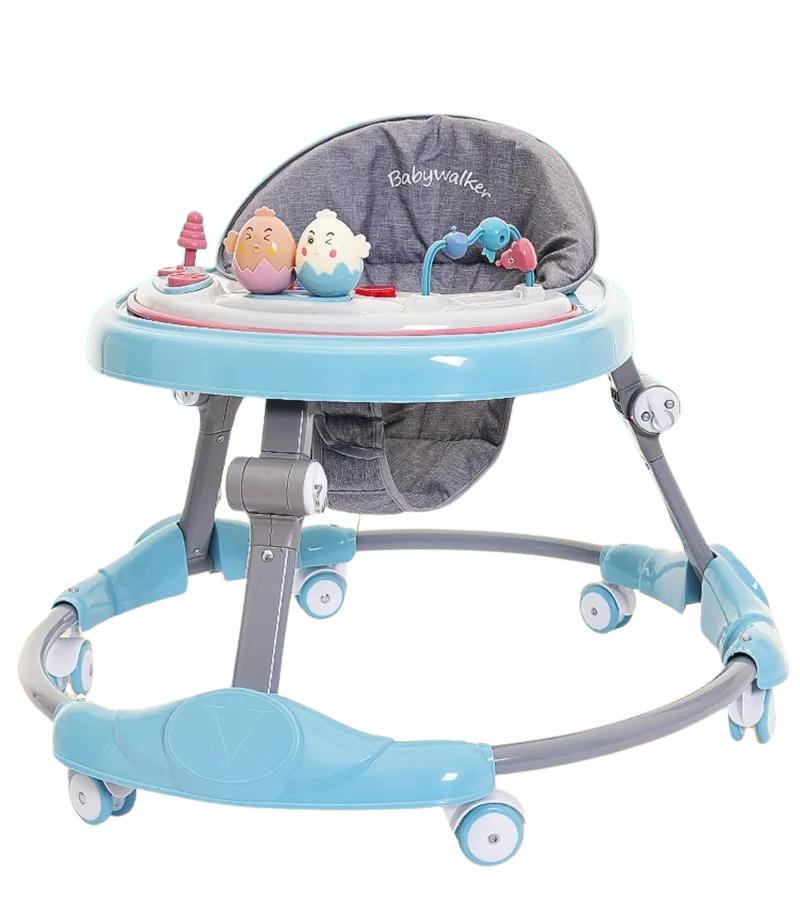 Caminador para Bebe con Mesa Interactiva. (gira 360°) (Azul)