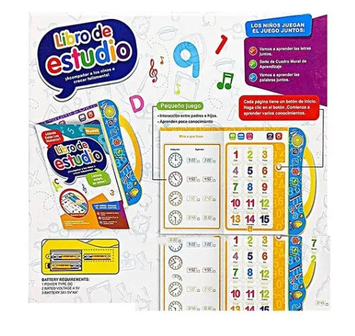 Mi Primer Libro de Aprendizaje Interactivo Juguete para Niño