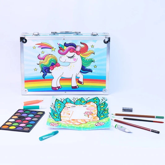 Set de Arte para Niños De 150 Piezas Unicornio Creatividad