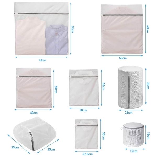 Bolsas para lavadora x8