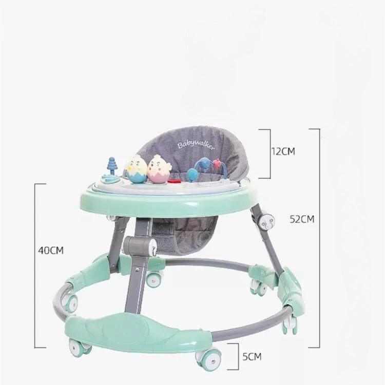 Caminador para Bebe con Mesa Interactiva. (gira 360°) (Verde)