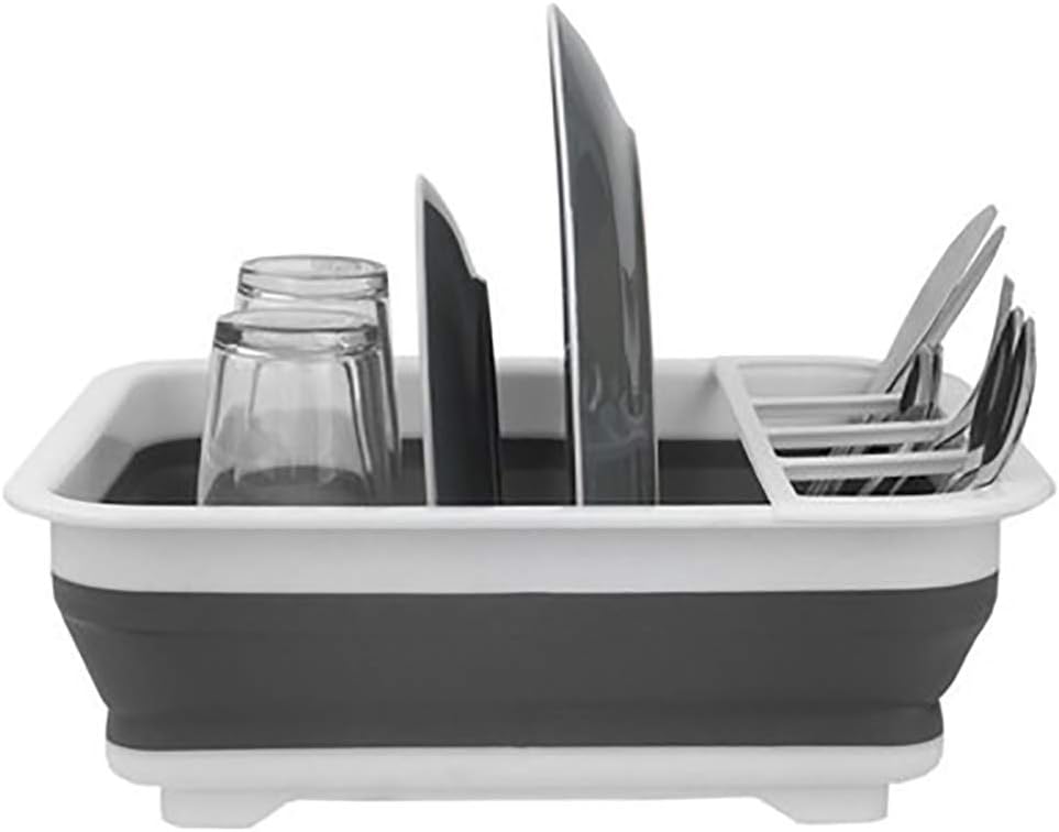 Escurridor de Platos Plegable, Organizador para Cocina