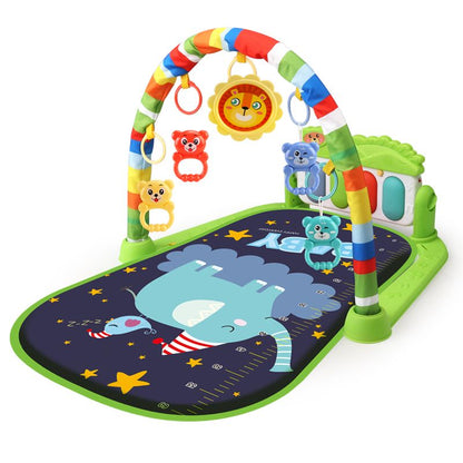 Gimnasio Didáctico Juego para Bebe Tapete Piano Musical (Jirafa, oso)