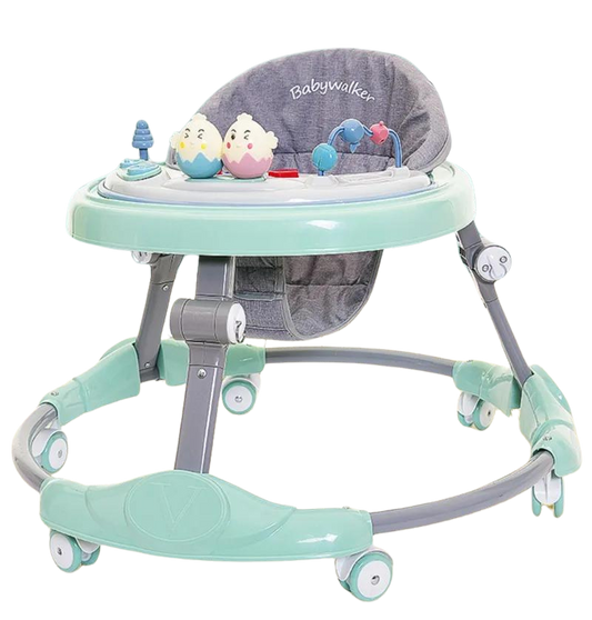 Caminador para Bebe con Mesa Interactiva. (gira 360°) (Verde)