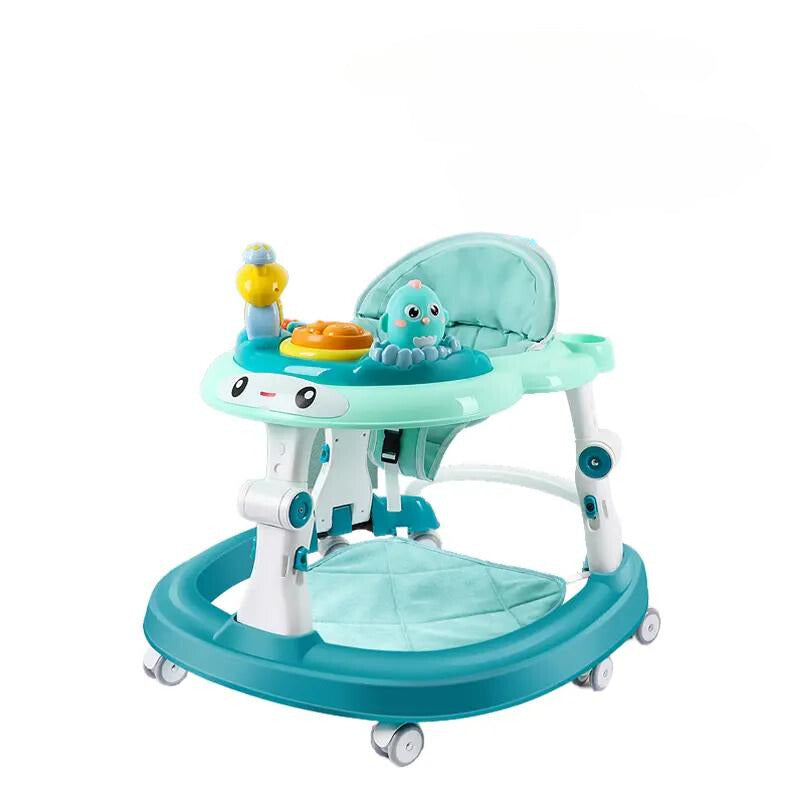 Caminador para Bebe con Mesa Interactiva. (gira 360°) (Verde menta)