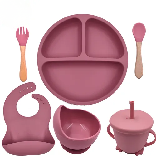 🍼 Vajilla de silicona para bebé