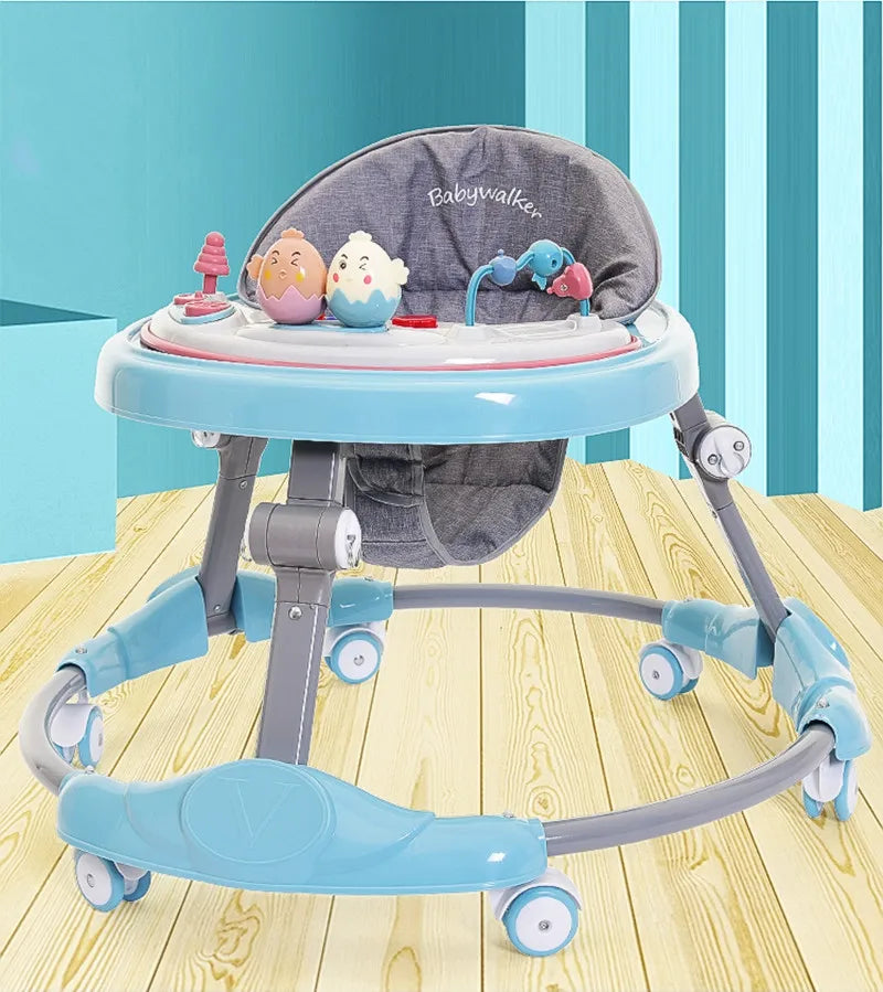 Caminador para Bebe con Mesa Interactiva. (gira 360°) (Azul)