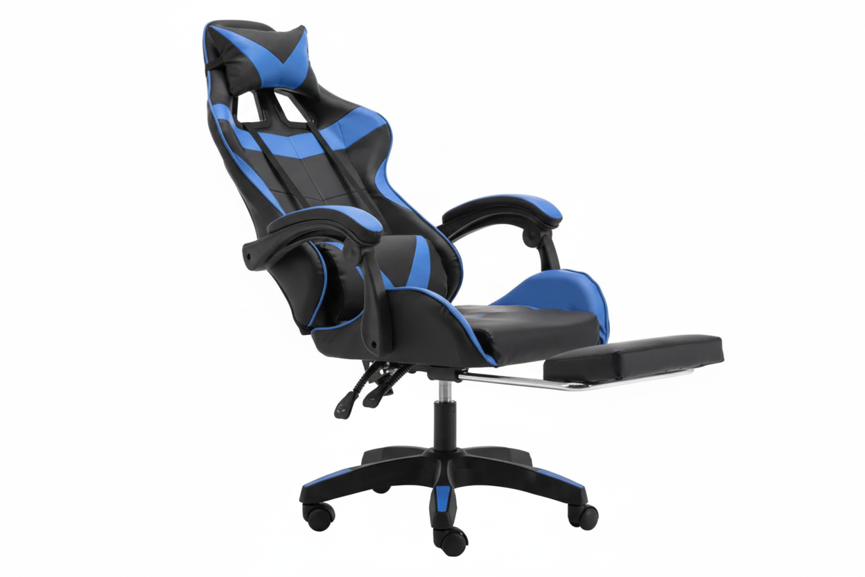 SILLA GAMER CON REPOSAPIES