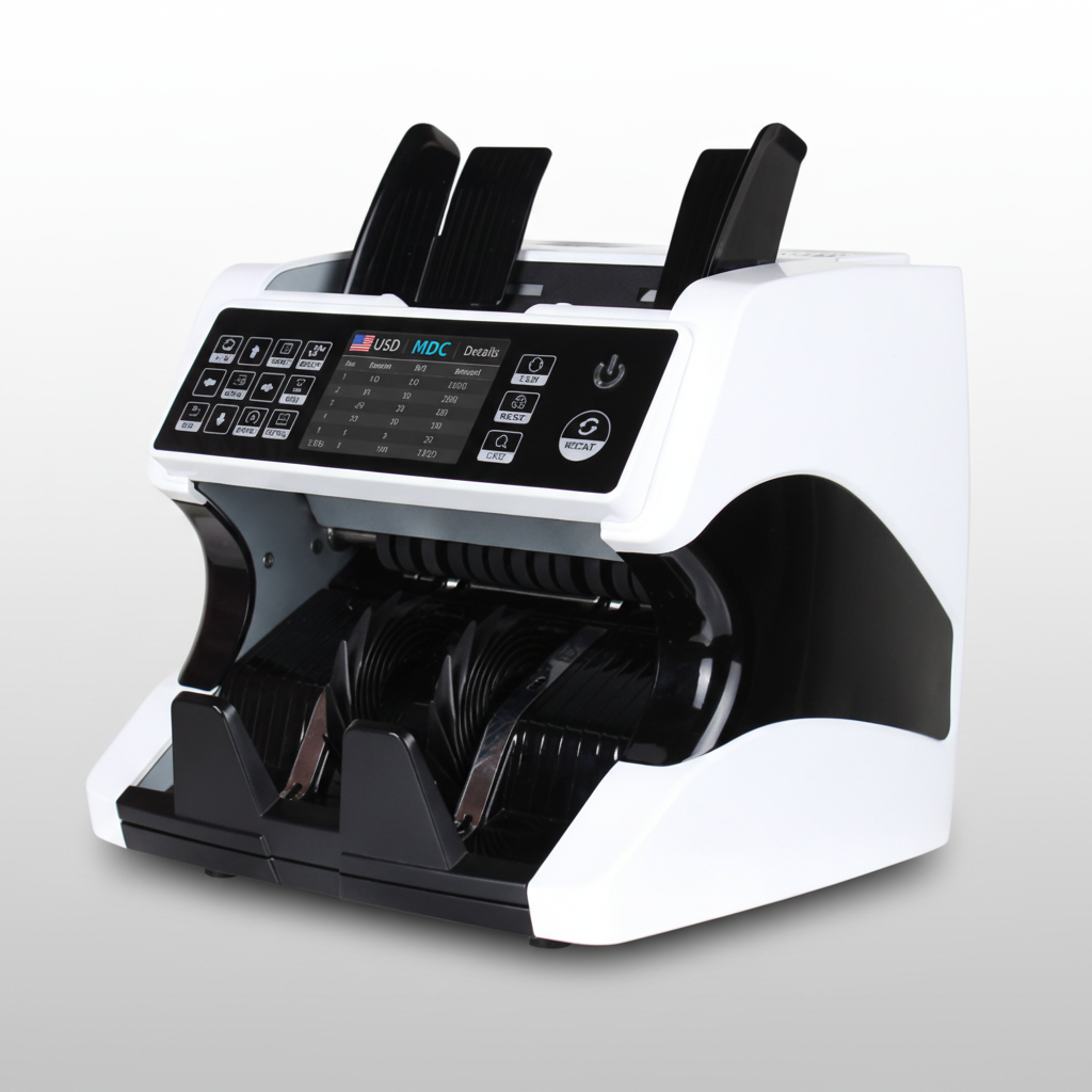 Contadora de Billetes Profesional con Detector UV y MG