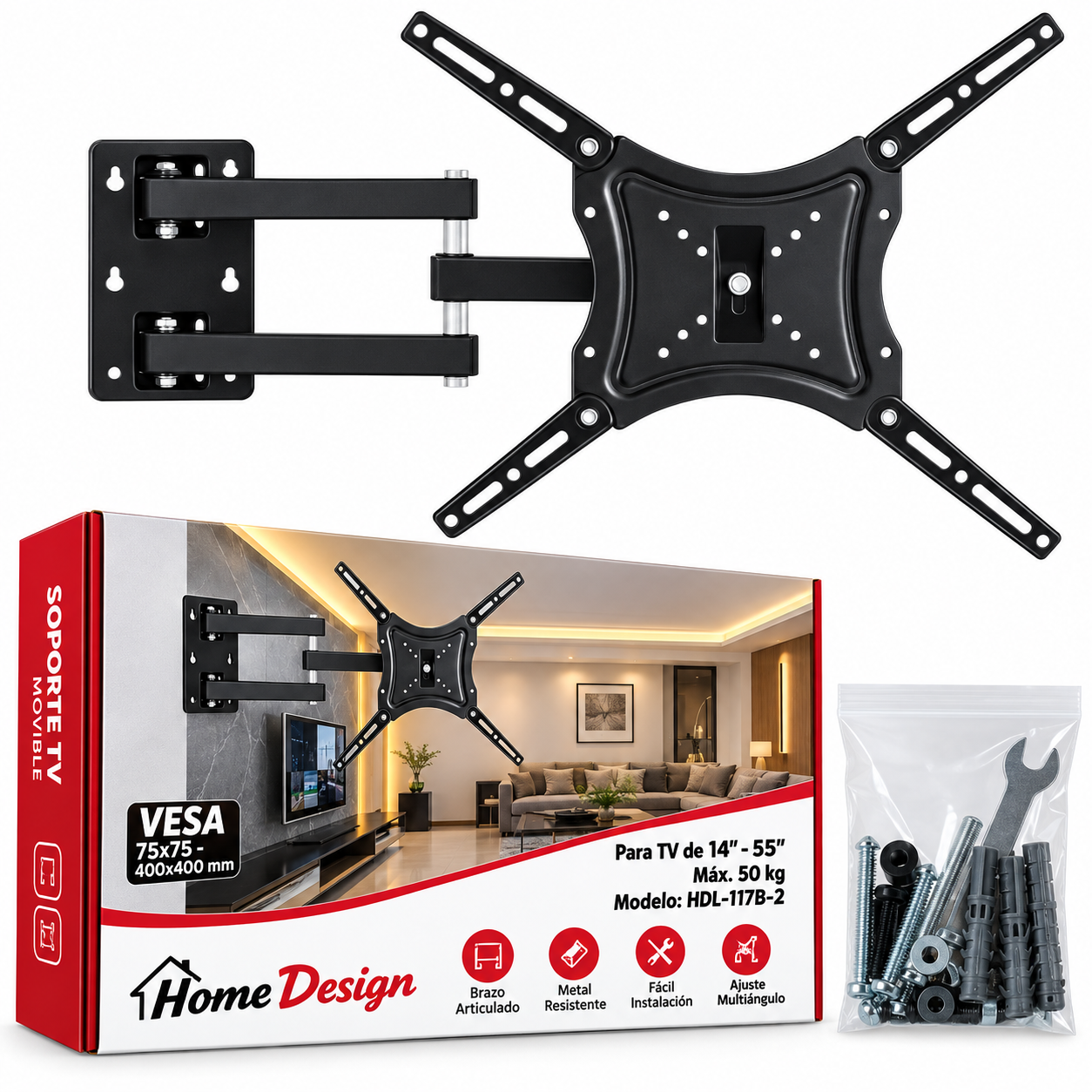 Soporte Movible para TV (14" a 55")