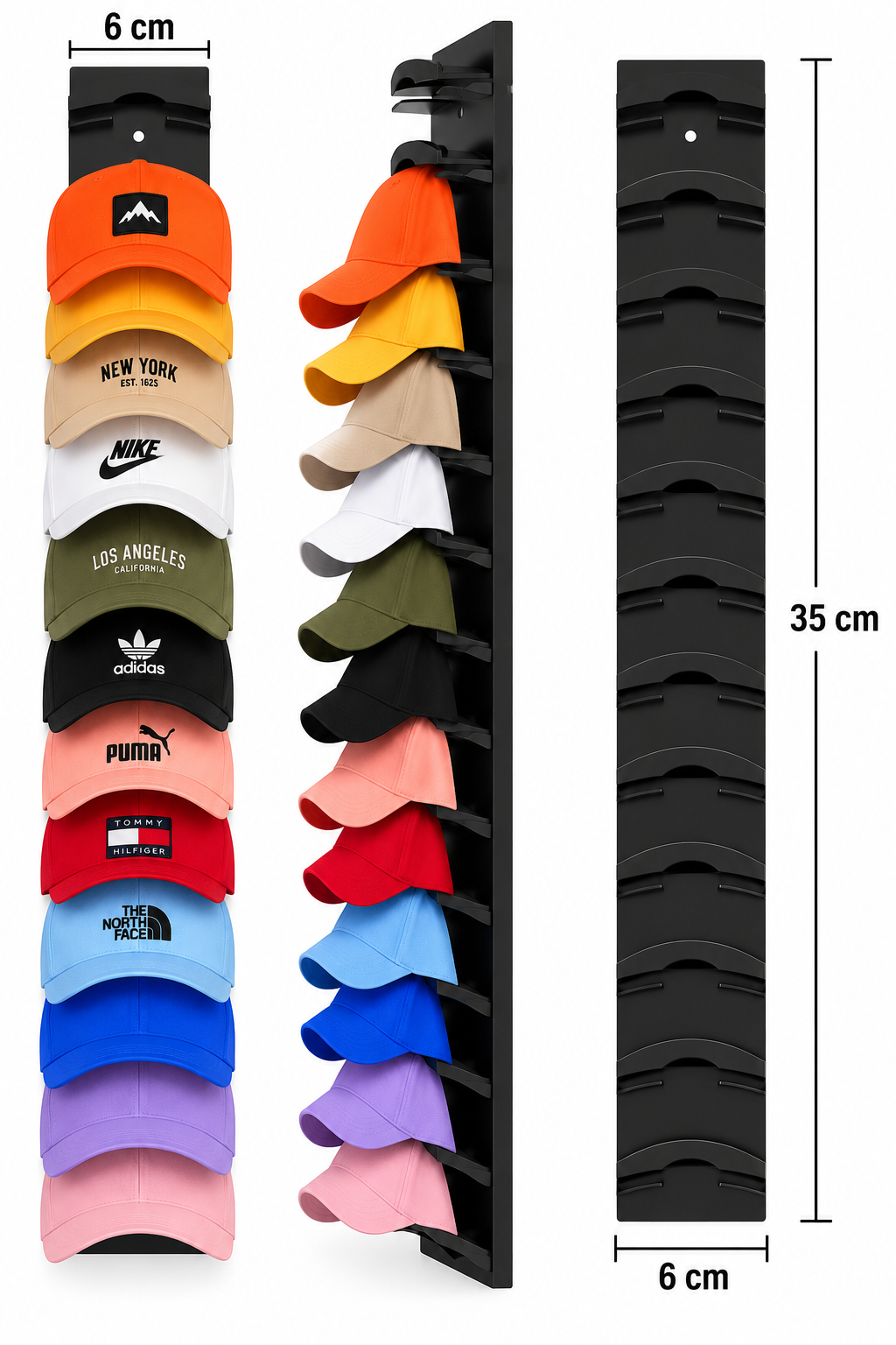 Organizador de Gorras de Pared