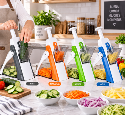 Cortador y Rebanador Multifuncional de Verduras