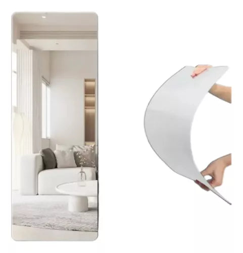 Lamina de Espejo Flexible en Acrílico 50x120cm