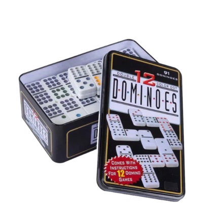 Juego de Dominó 12 con Puntos de Colores