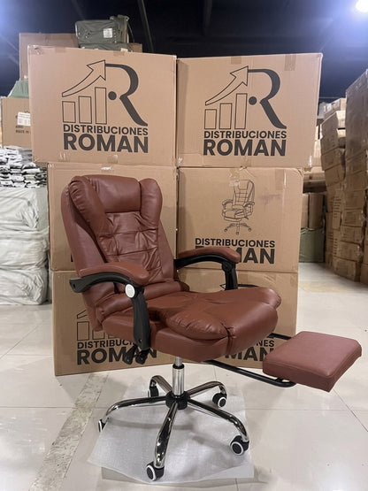 SILLA EJECUTIVA CON PORTAPIE