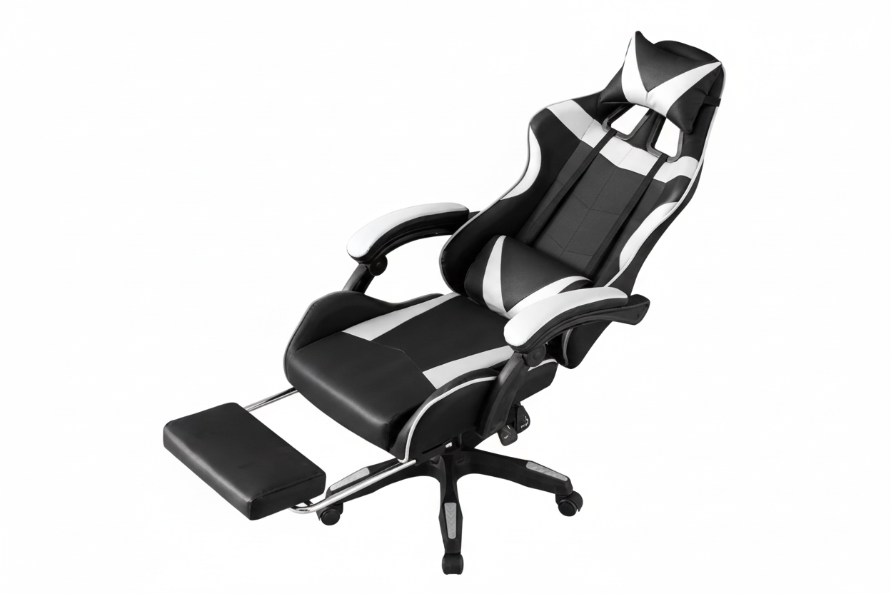SILLA GAMER CON REPOSAPIES
