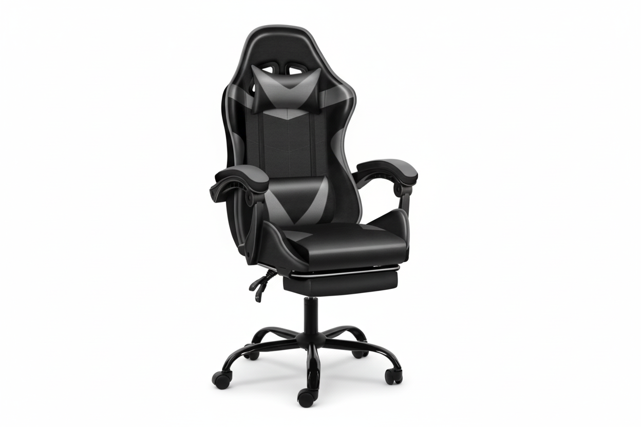 SILLA GAMER CON REPOSAPIES