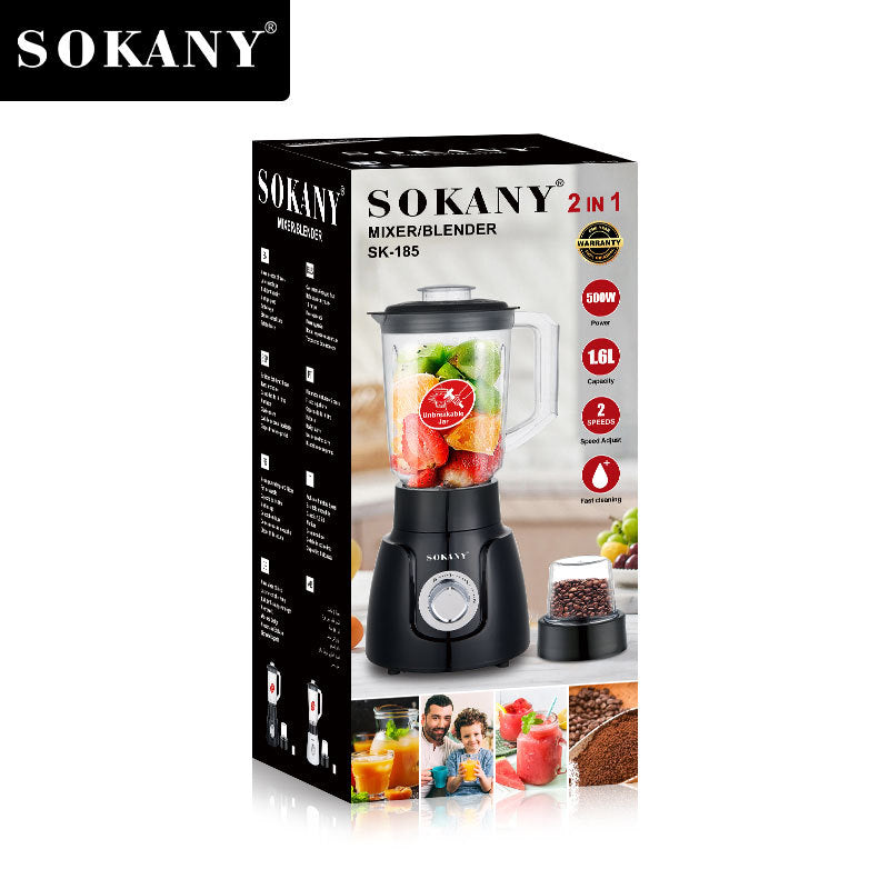 Licuadora Sokany Industrial Potente 1.6L 9 Velocidades