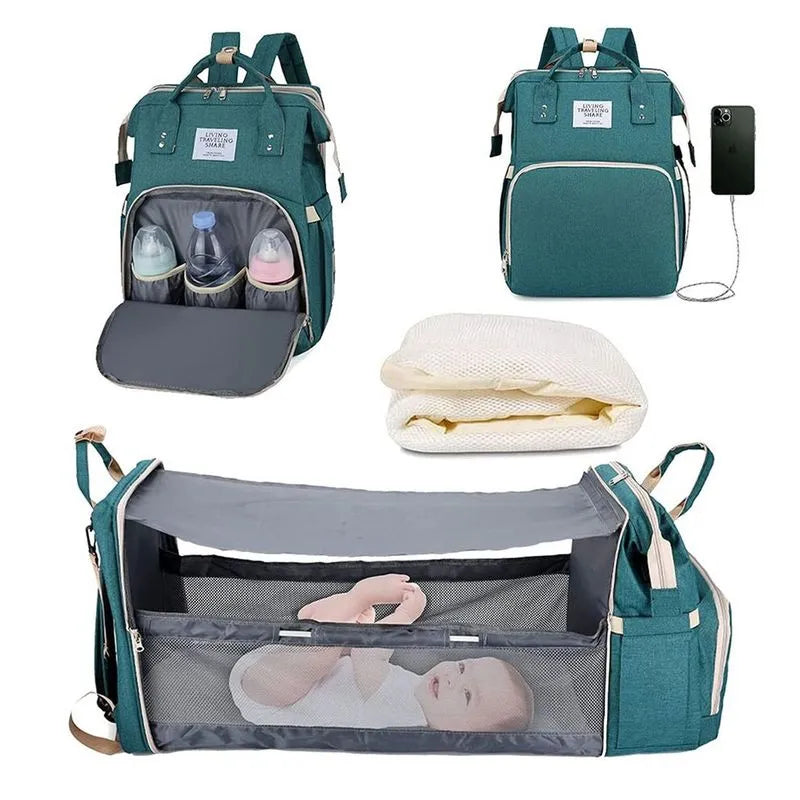 Pañalera con Cambiador – Amplia, Resistente y Funcional