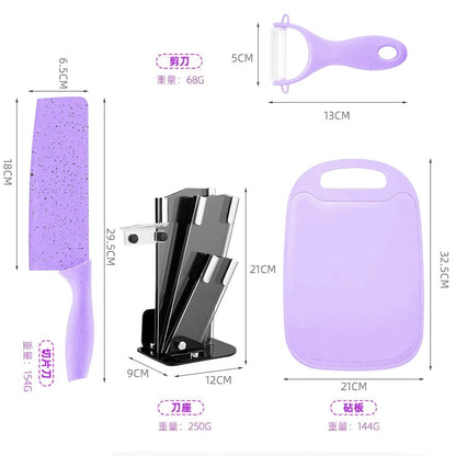 *Set de Cuchillos con Tabla – Precisión, Durabilidad y Funcionalidad en tu Cocina*