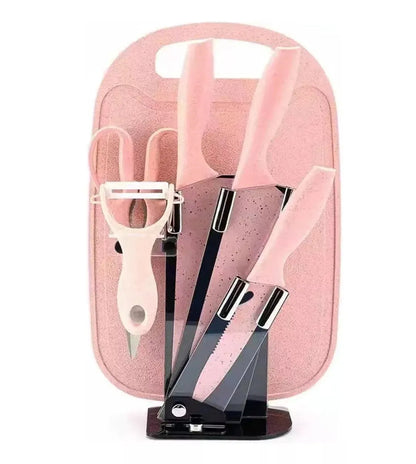 *Set de Cuchillos con Tabla – Precisión, Durabilidad y Funcionalidad en tu Cocina*