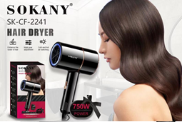 Secador De Cabello Profesional 750w, 3 Velocidades Sokany