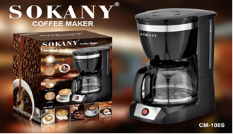 Cafetera Sokany Con Interruptor