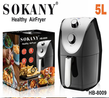 Freidora de Aire Sokany De 4.8L - 1500w - 190°-200°