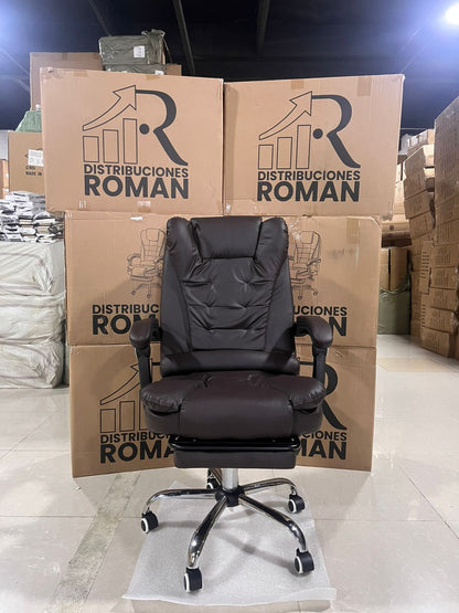 SILLA EJECUTIVA CON PORTAPIE