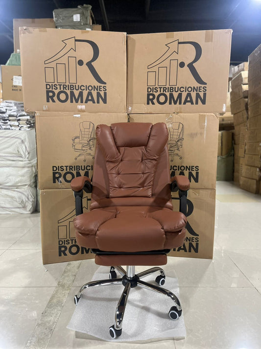 SILLA EJECUTIVA CON PORTAPIE