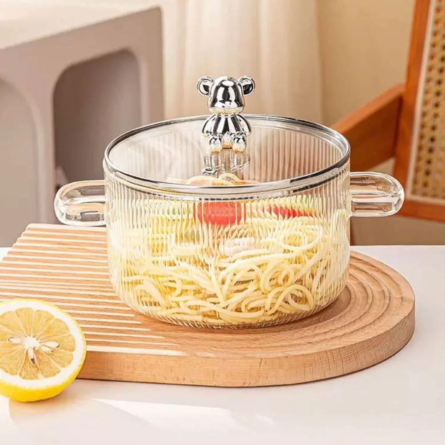 Olla de Vidrio – Resistente, Elegante y Funcional