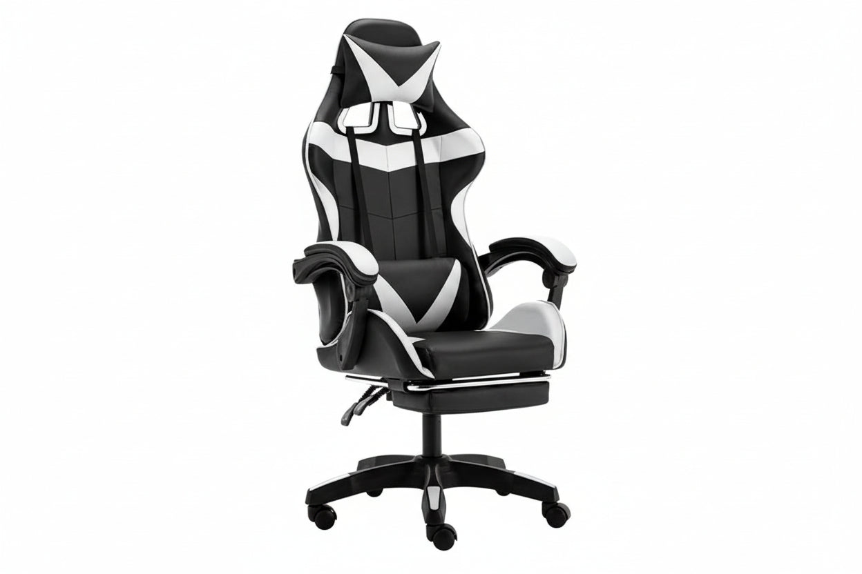 SILLA GAMER CON REPOSAPIES