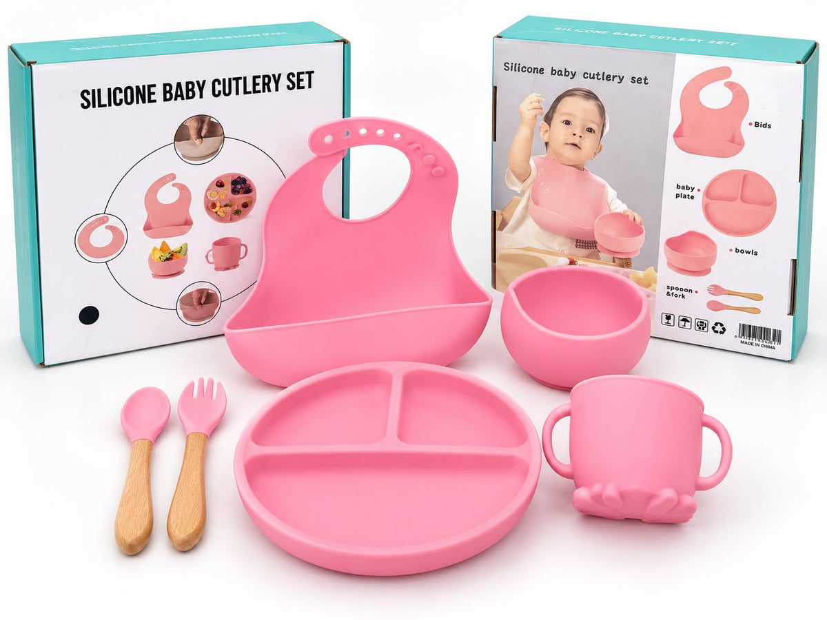 🍼 Vajilla de silicona para bebé