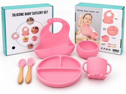 🍼 Vajilla de silicona para bebé