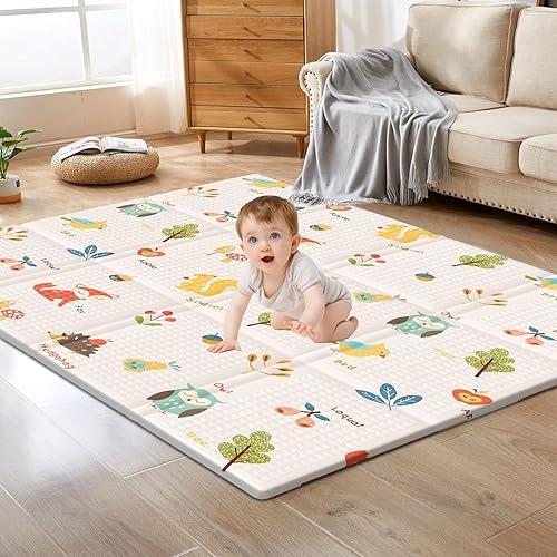 Tapete Plegable para Bebé – Seguro, Acolchado y Fácil de Transportar