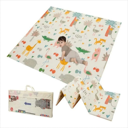 Tapete Plegable para Bebé – Seguro, Acolchado y Fácil de Transportar
